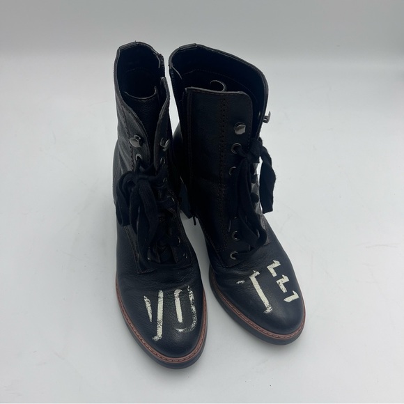 Naturalizer Shoes - Naturalizer VOTE Women's Size 8.5M Callie Black Leather Mid Calf Boots